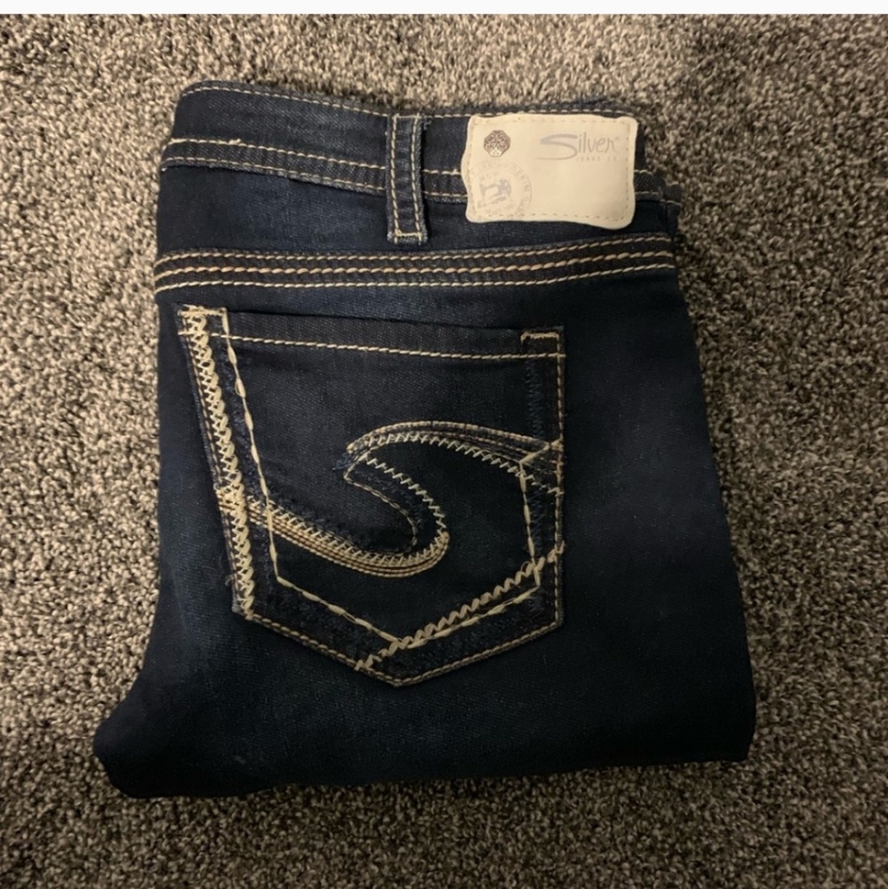 Silver jeans
